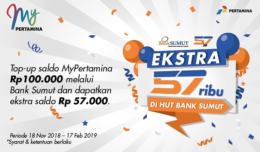 Pertamina dan Bank Sumut Manjakan Konsumen